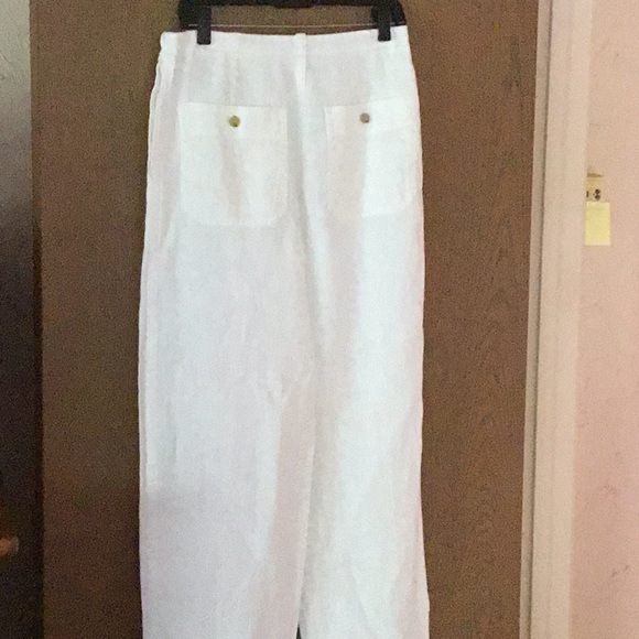 NWT Vince White Linen Pants - Picture 4 of 8